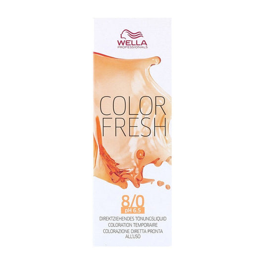 Semi-Permanent Tint Color Fresh Wella Color Fresh Nº 8/0 (75 ml)