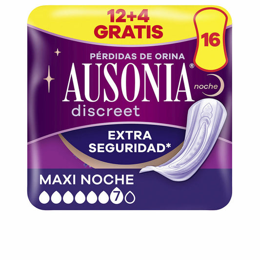 Incontinence Sanitary Pad Ausonia Discreet Maxi 16 Units Ausonia