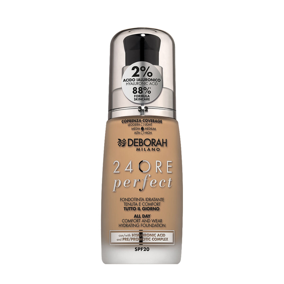 Crème Make-up Base Deborah 4ORE PERFECT Nº 3.2