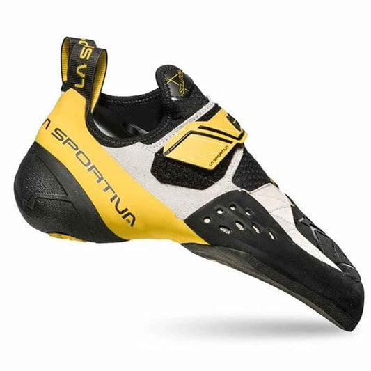 Climbing shoes La Sportiva Solution White Yellow