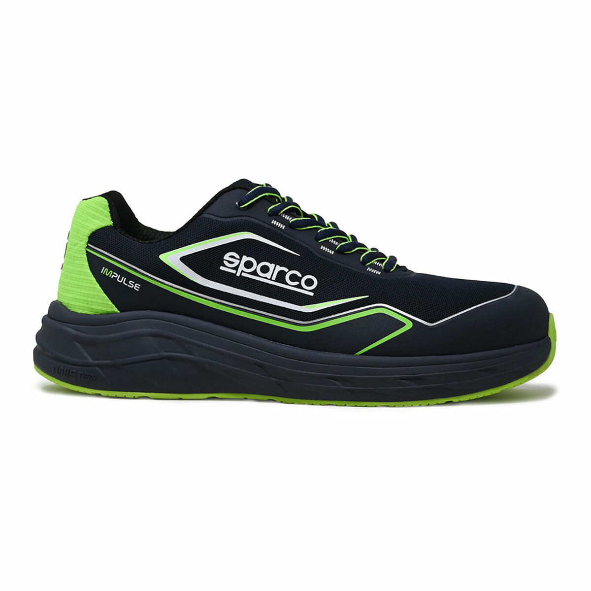 Safety shoes Sparco Willen Impulse Blue Green fluoride