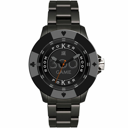 Unisex Watch Light Time POKER (Ø 41 mm) Light Time