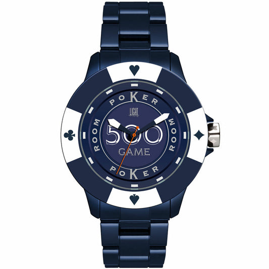 Unisex Watch Light Time POKER (Ø 41 mm) Light Time