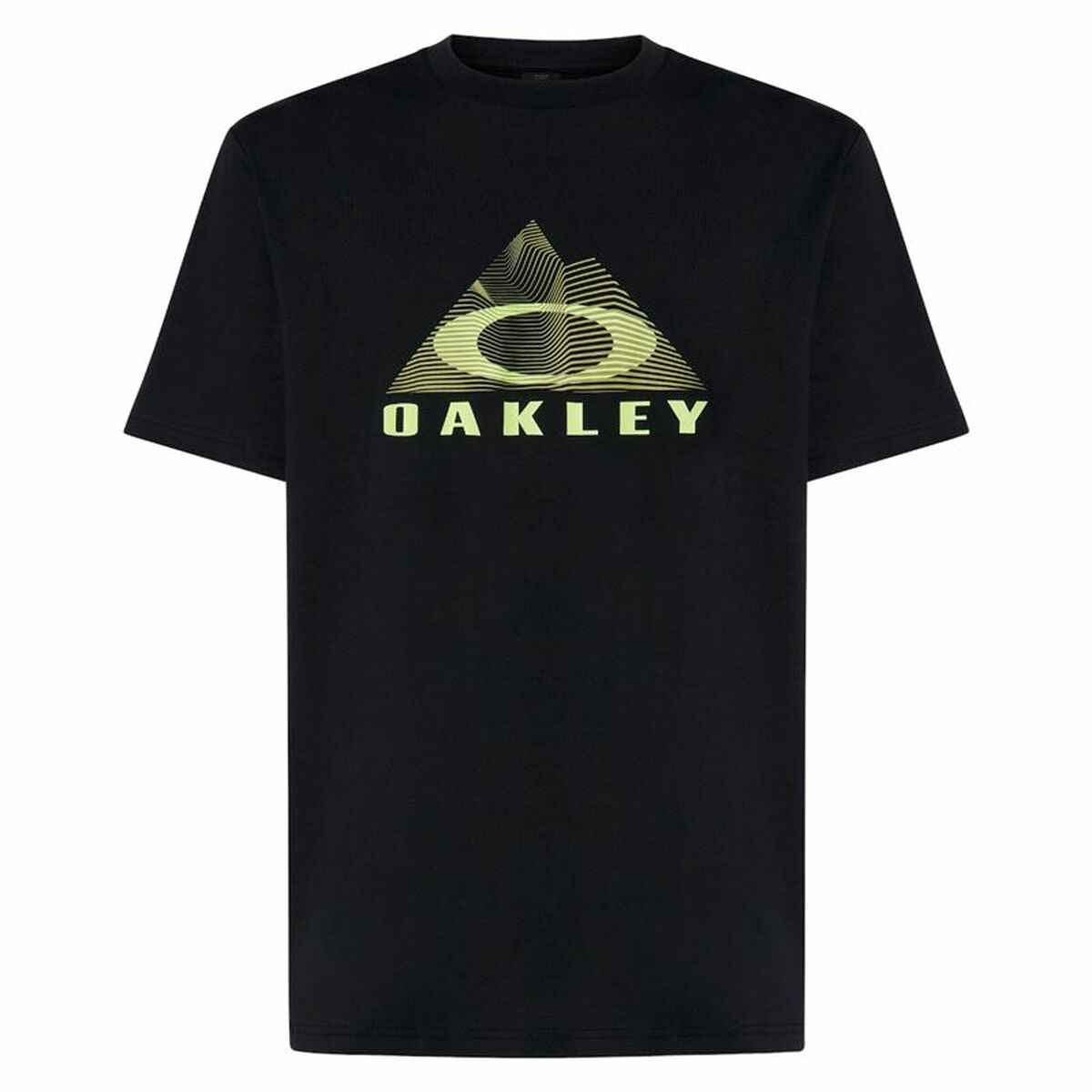 Men’s Short Sleeve T-Shirt Oakley Lined Mountain Bark