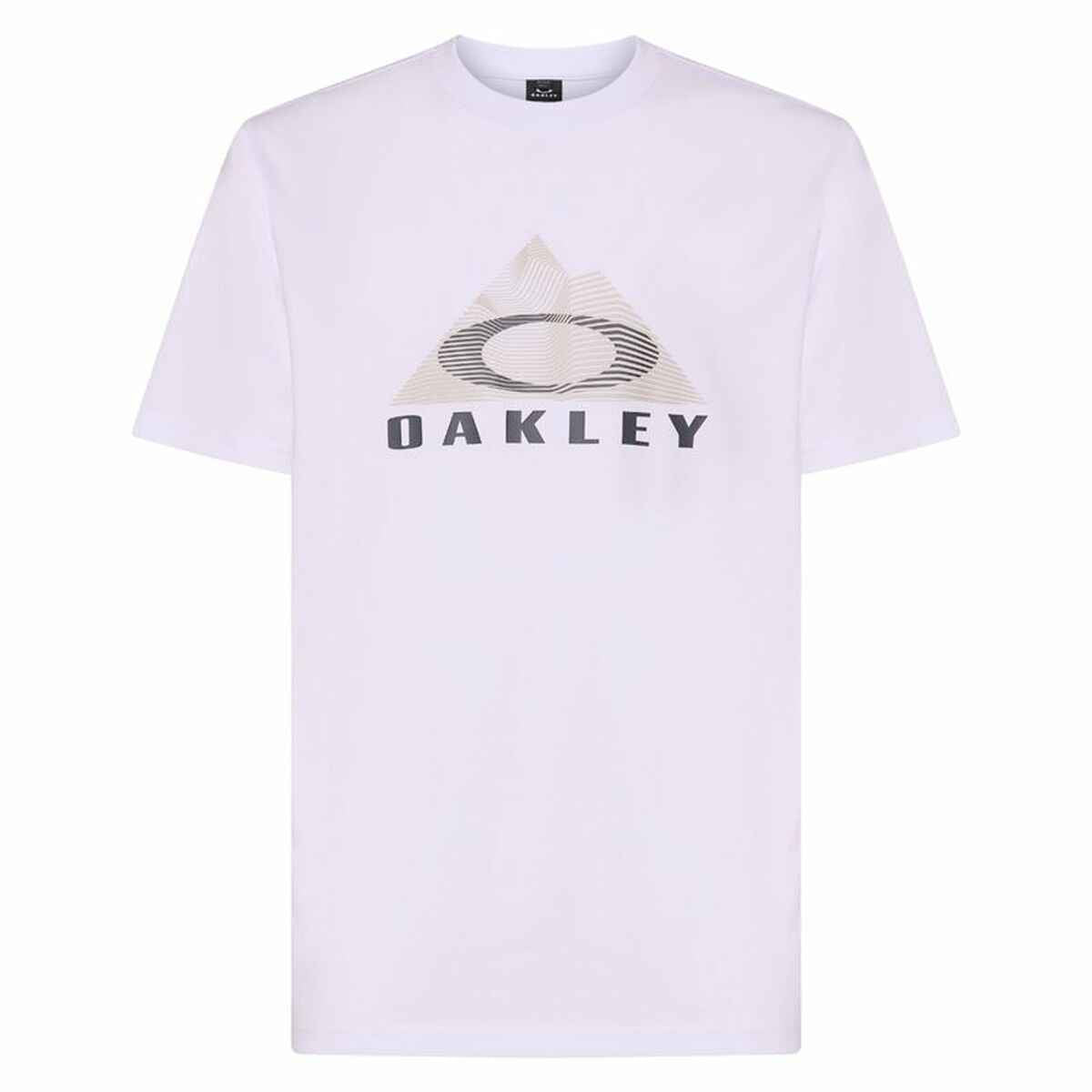 Men’s Short Sleeve T-Shirt Oakley Lined Mountain Bark