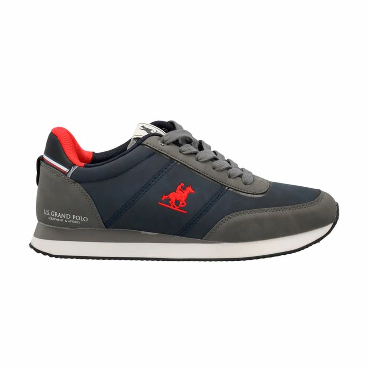 Casual Trainers U.S. Grand Polo Rennes Essential Nbk Blue Grey