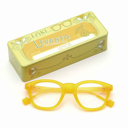 Unisex' Spectacle frame Loki Levanto honey