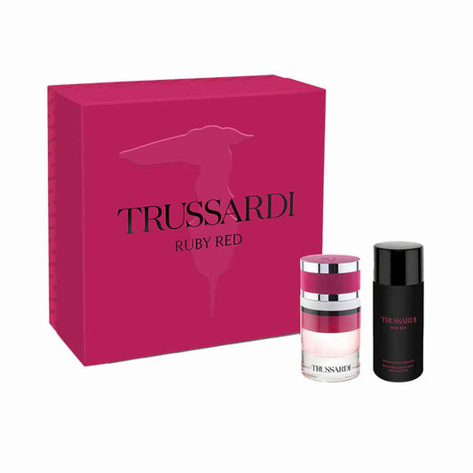 Women's Perfume Set Trussardi EDP Ruby Red EDP 2 Pieces