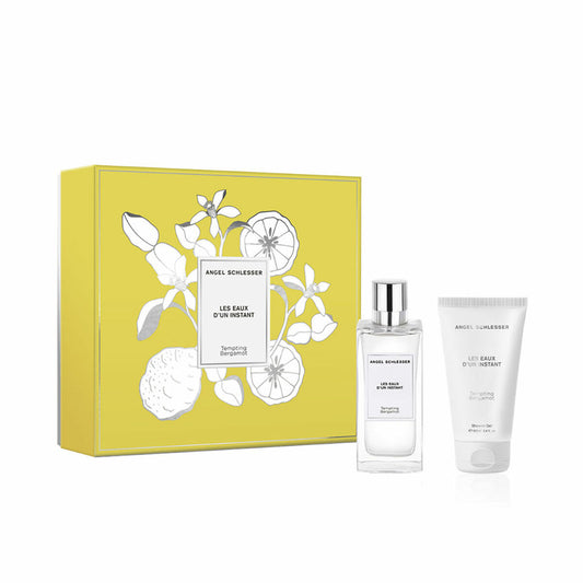 Unisex' Perfume Set Angel Schlesser Les Eaux D'un Instant Tempting Bergamot 2 Pieces Angel Schlesser