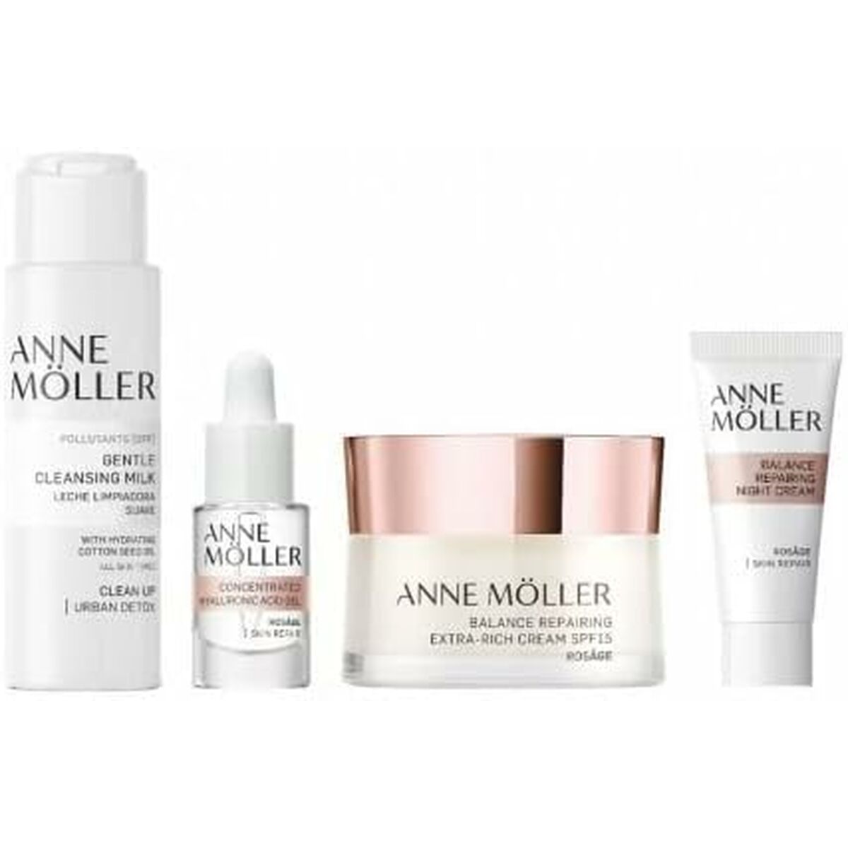 Unisex Cosmetic Set Anne Möller Rosâge Balance Extra-Rich Repairing Cream 4 Pieces Anne Möller