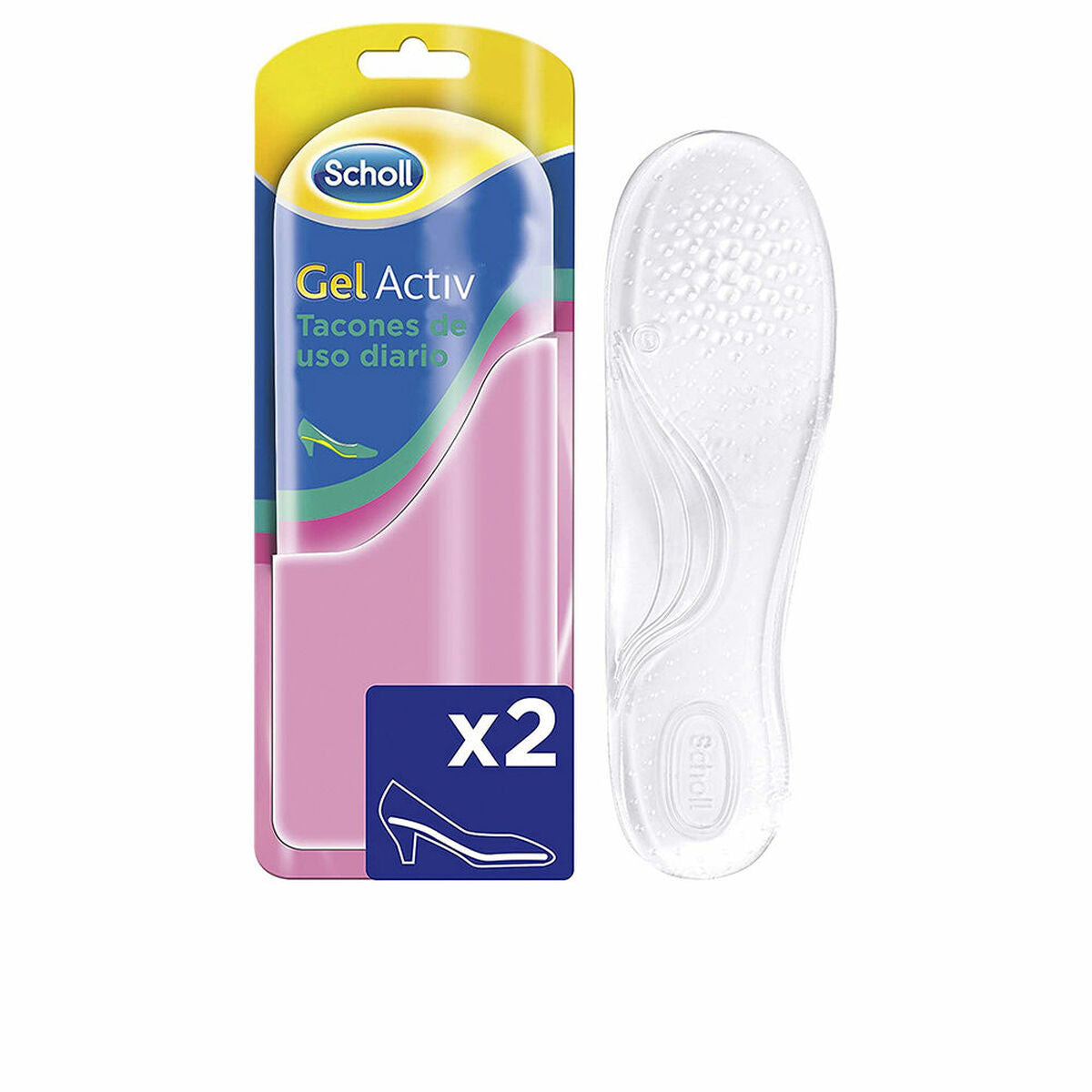 Stencils Scholl Gel Activ 35-40,5 2 Units Scholl