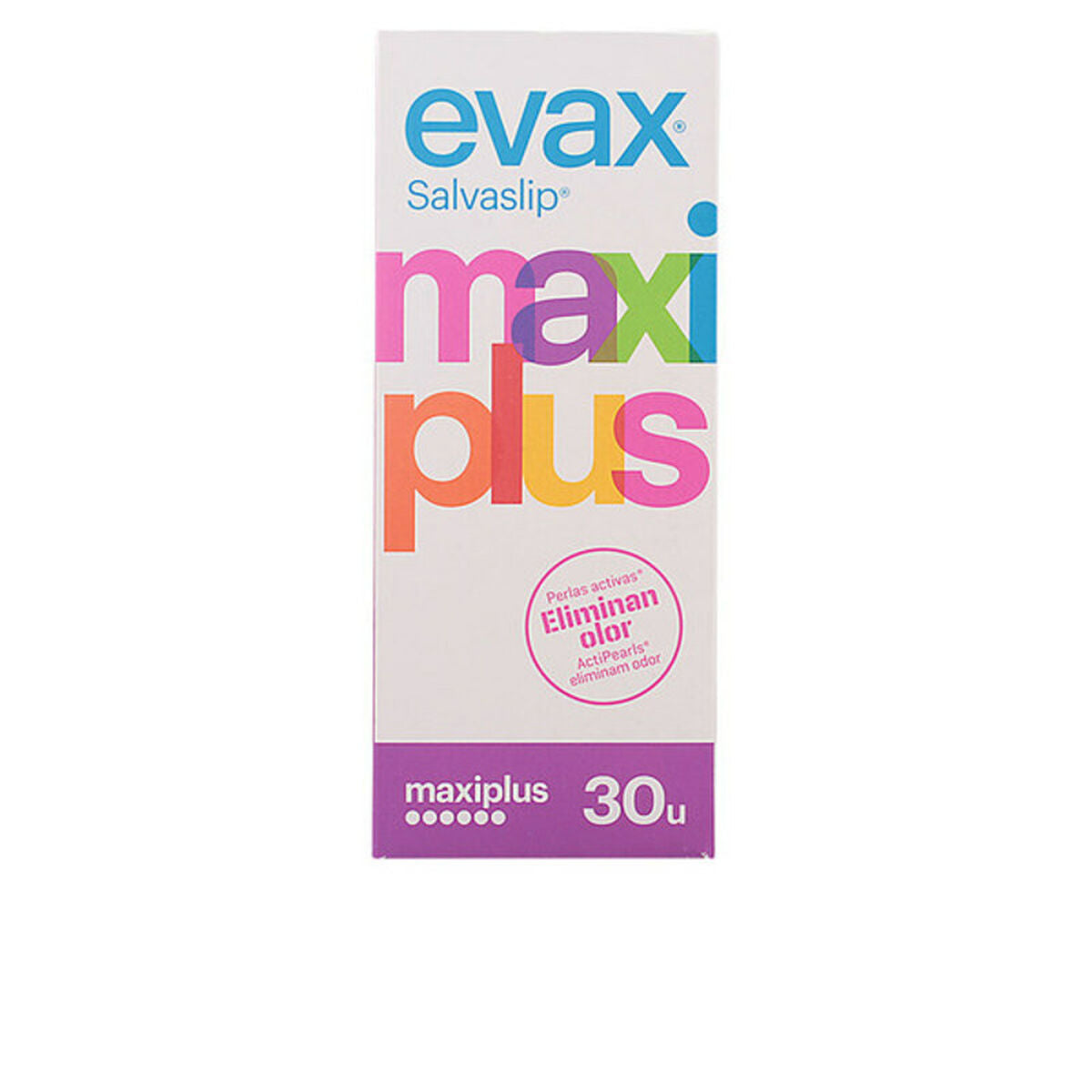 Maxi Plus panty liner Evax 1204-33722 (30 uds) Evax