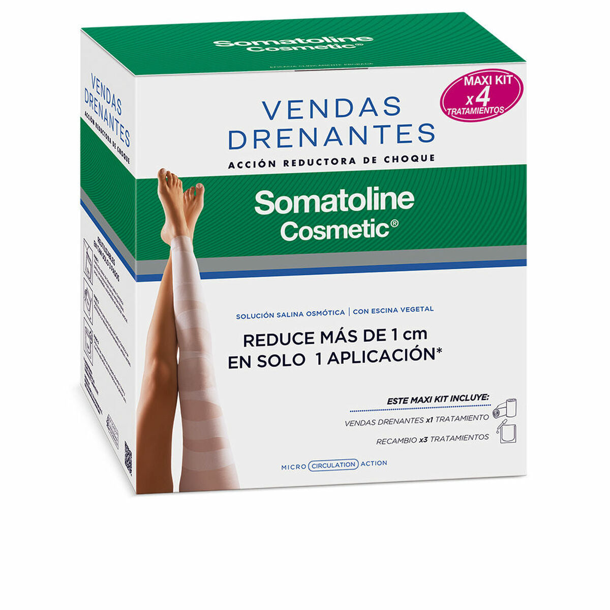 Bandages Somatoline 4 Pieces Draining Somatoline