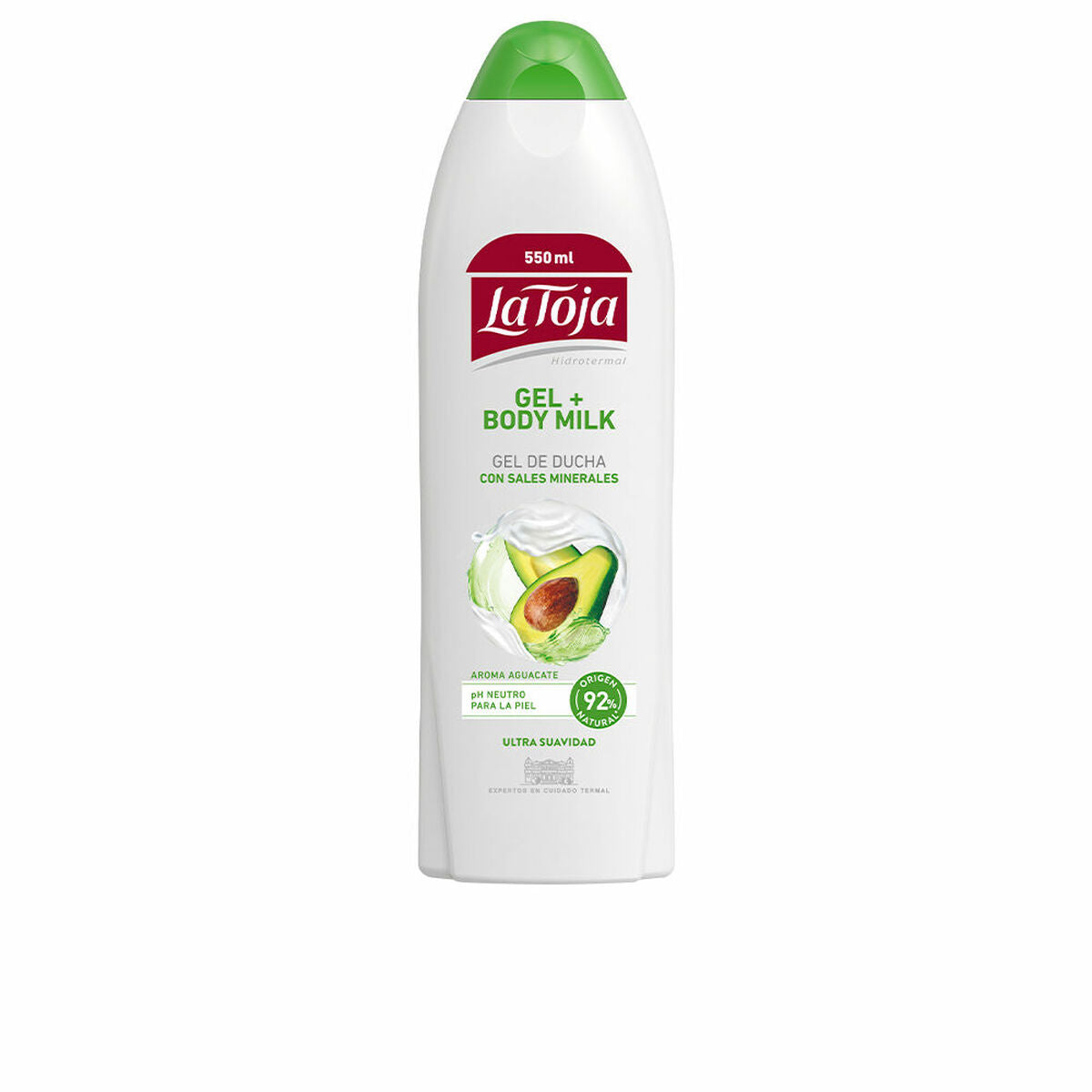 Shower Gel La Toja Gel + Body Milk Avocado (550 ml) La Toja