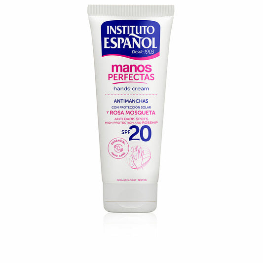 Hand Cream Instituto Español Manos Perfectas Spf 20 Rosehip 75 ml Instituto Español