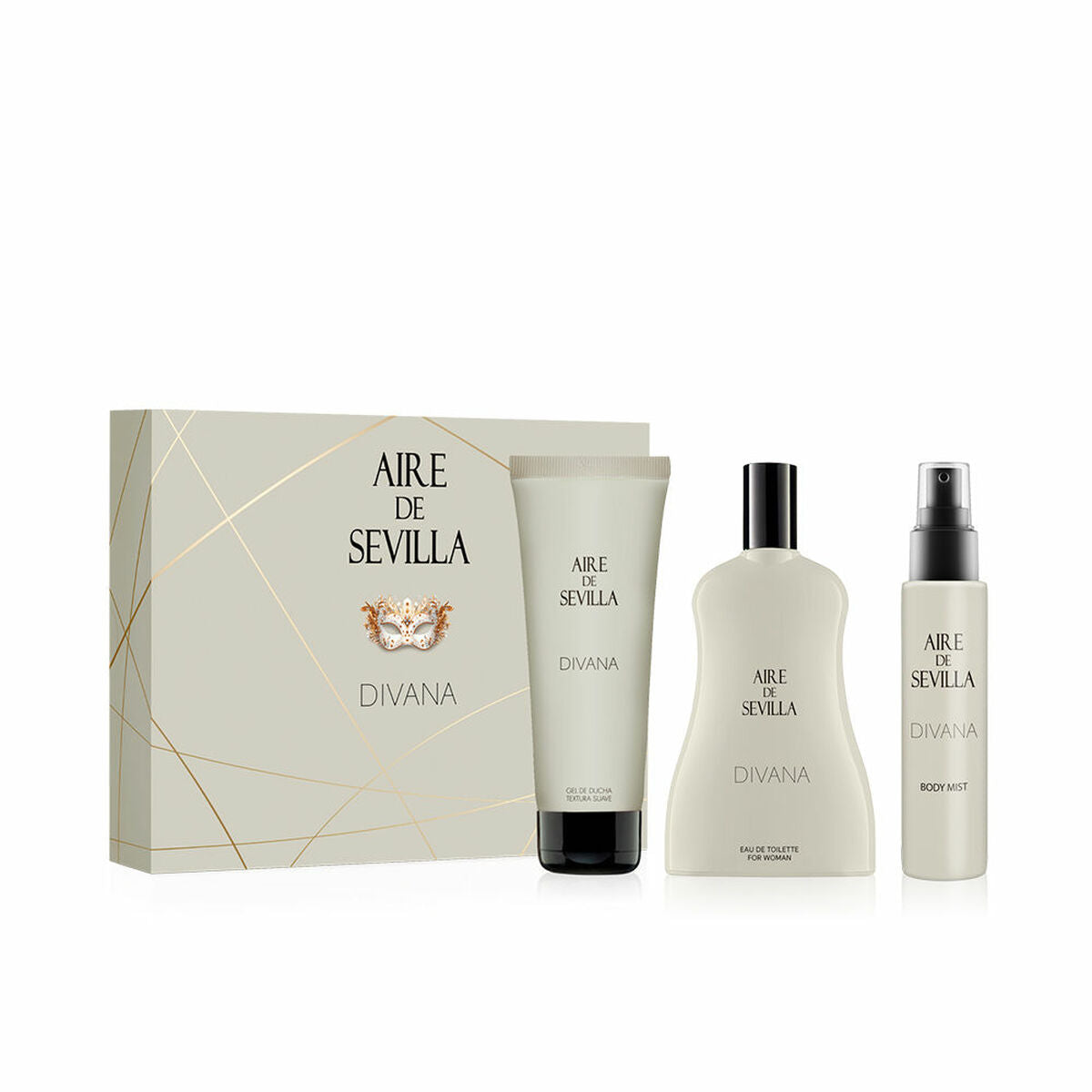 Women's Perfume Set Aire Sevilla Divana 3 Pieces Aire Sevilla