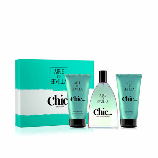 Women's Perfume Set Aire Sevilla Chic… EDT 3 Pieces Aire Sevilla