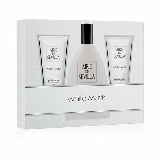 Women's Perfume Set Aire Sevilla White Musk EDT 3 Pieces Aire Sevilla