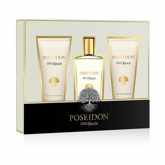 Men's Perfume Set Poseidon POSEIDON ONLY MAN EDT 3 Pieces Poseidon