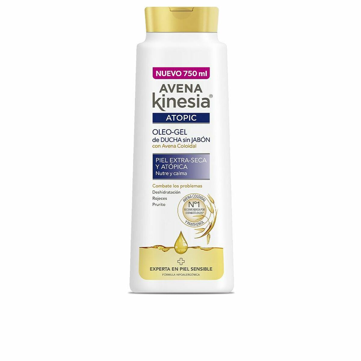 Shower Gel Avena Kinesia Avena Topic 750 ml Without Soap Avena Kinesia