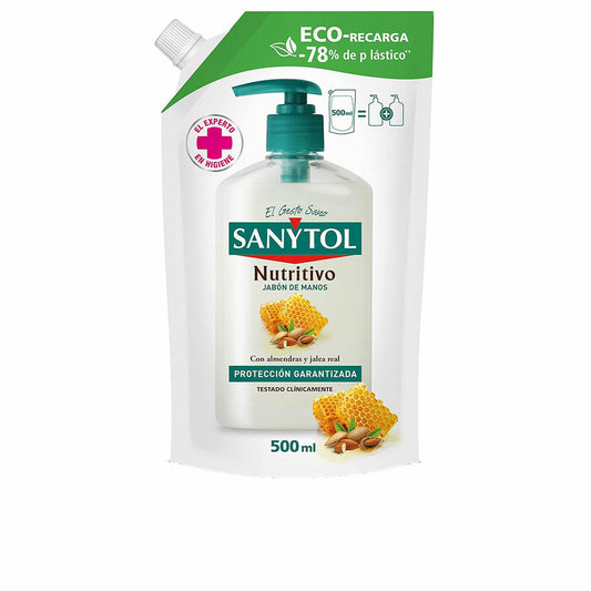 Hand Soap Sanytol 500 ml Anti-bacterial Nutritional Refill Sanytol