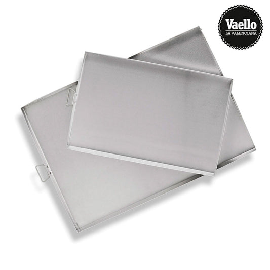 Baking tray Vaello 75496 25 x 38 cm Aluminium Chromed