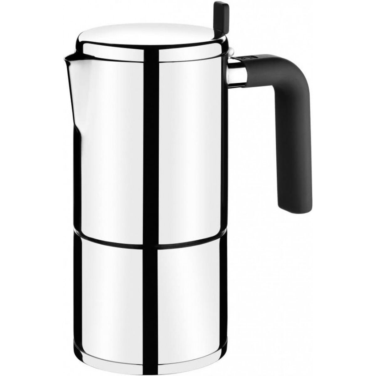 Italian Coffee Pot BRA BALI Steel 10 Cups 500 ml Metal Stainless steel