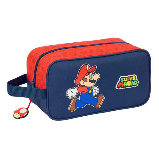 Travel Slipper Holder Super Mario Trick Red Dark blue 29 x 15 x 14 cm