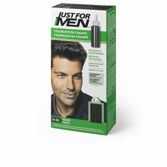 Shampoo Dye Just For Men Colorante Black 30 ml Just For Men