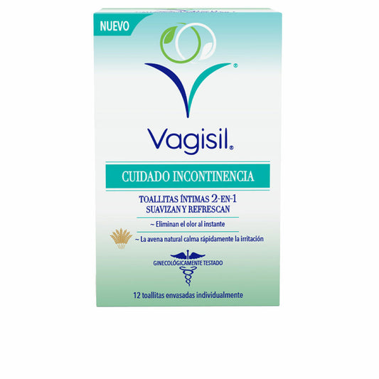 Incontinence Sanitary Pad Vagisil 12 Units Vagisil