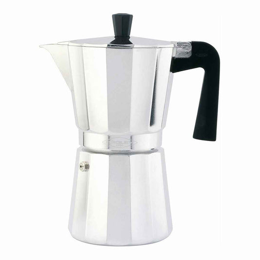 Italian Coffee Pot Oroley New Vitro Aluminium 12 Cups