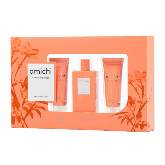 Women's Perfume Set Amichi Mandarine Musk 3 Pieces Amichi