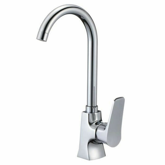 Mixer Tap Rousseau Grey Chrome Stainless steel Brass