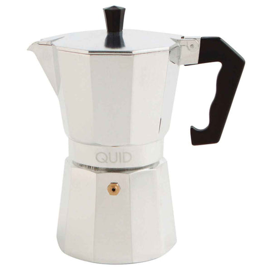 Italian Coffee Pot Quid Steel Metal Bakelite