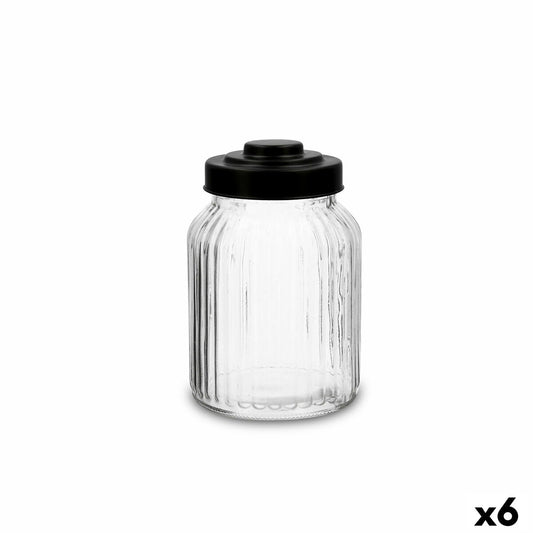 Jar Quid Maison Transparent Glass 1 L (6 Units) Quid