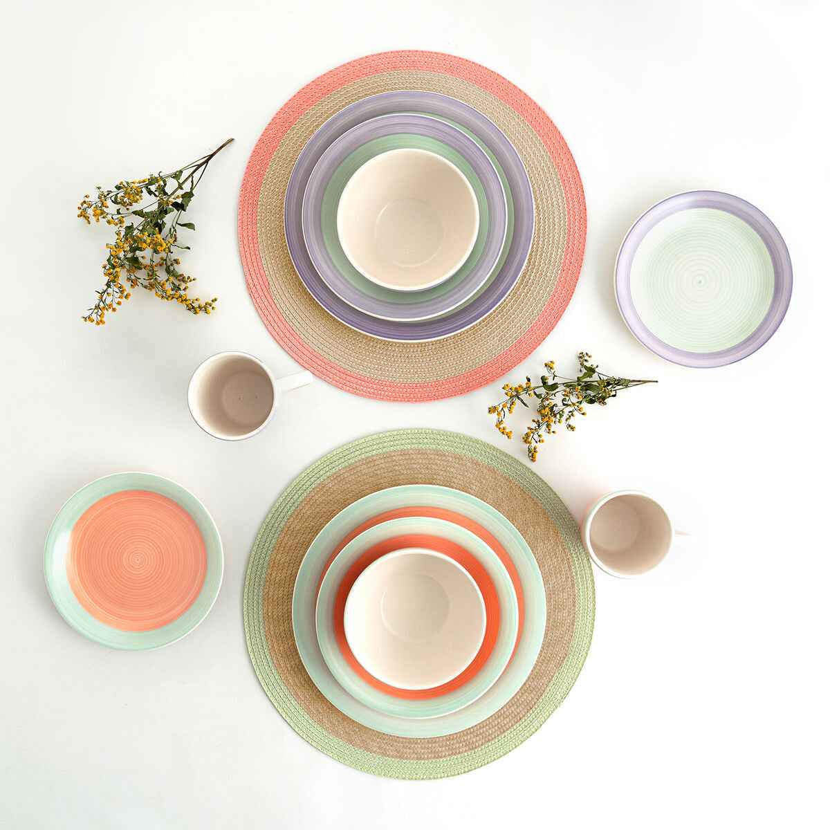 Tableware Quid Kaleido Ceramic 18 Pieces