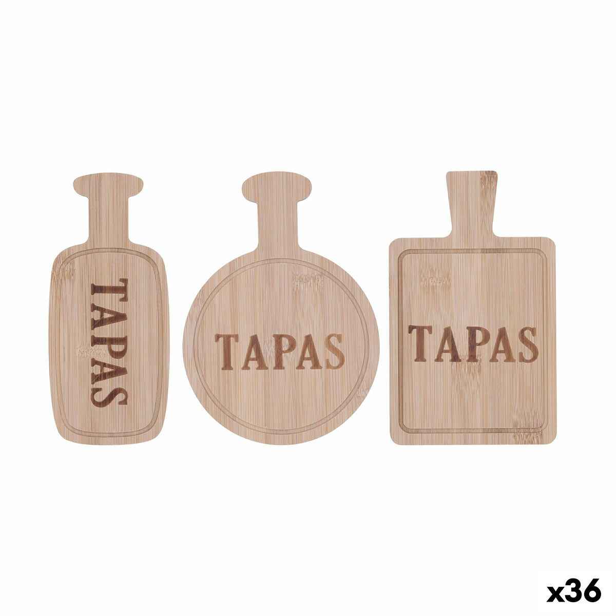 Serving board Quid Tapas Wood (36 Units)