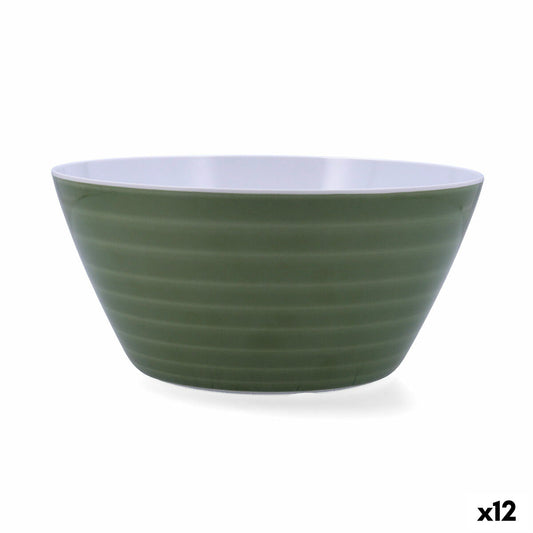 Salad Bowl Quid Sicilia Multicolour Bioplastic 25 x 12 cm (12 Units) Quid