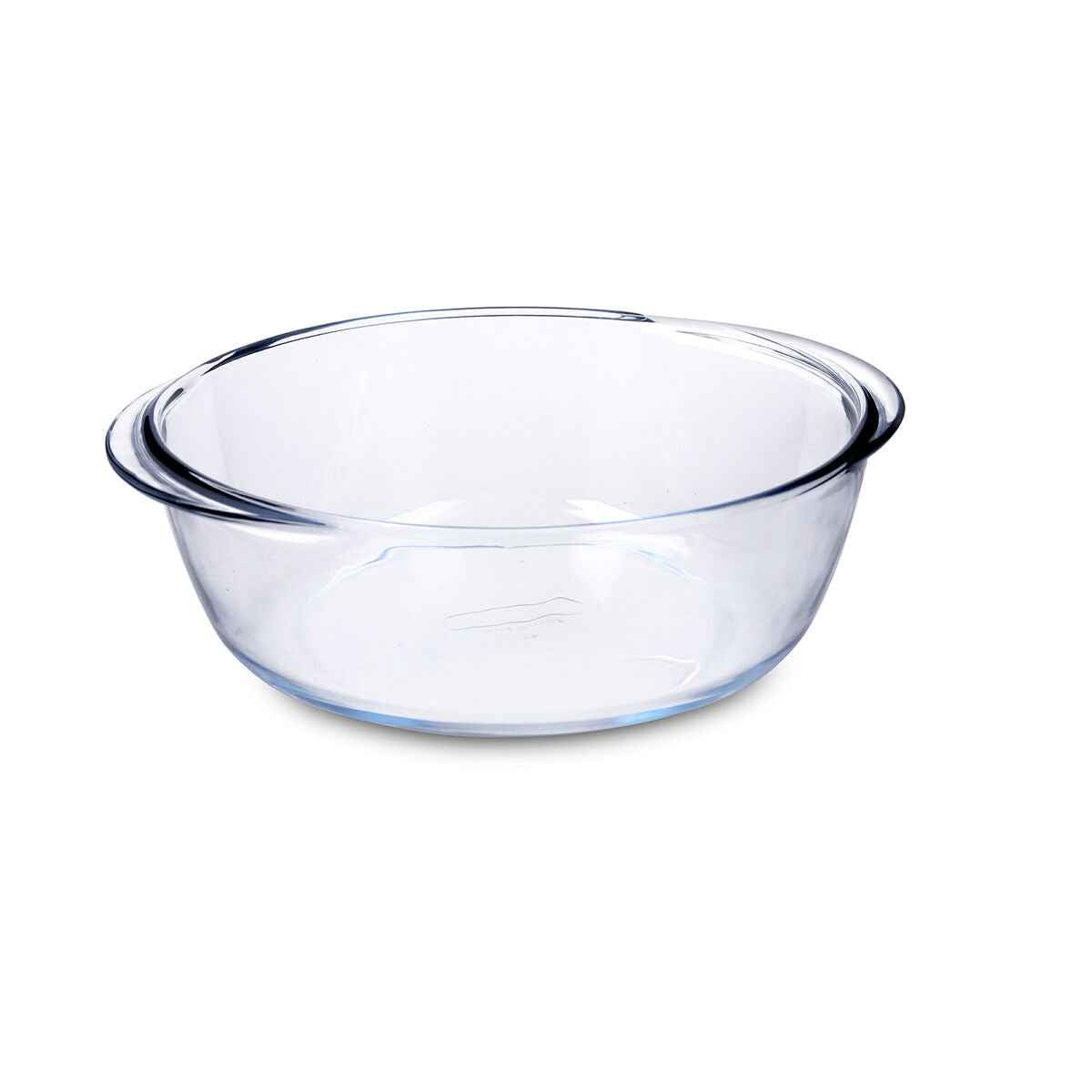 Serving Platter Pyrex Airfryer Transparent Glass Ø 26 cm 2,3 L (8 Units)