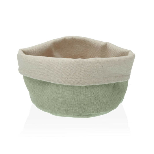 Bread Basket Versa Light Green Textile 14 x 10 x 17 cm