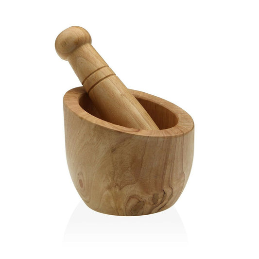 Mortar and pestle Versa Wood Bamboo 14,5 cm