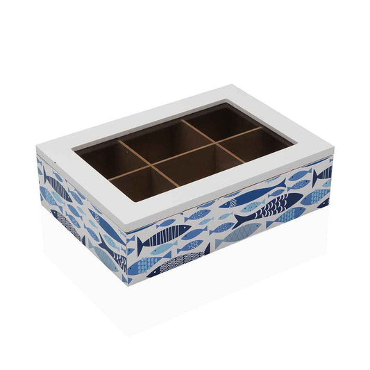 Box for Infusions Versa Aqua 2 Wood 17 x 7 x 24 cm