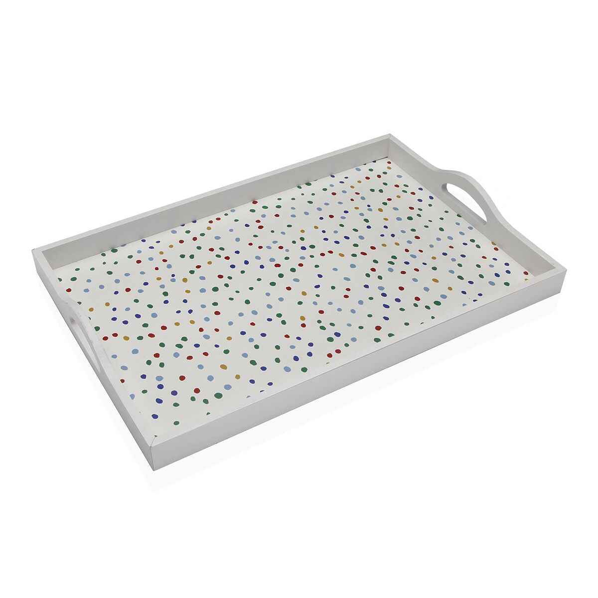 Tray Versa Dotty MDF Wood 30 x 5 x 45 cm