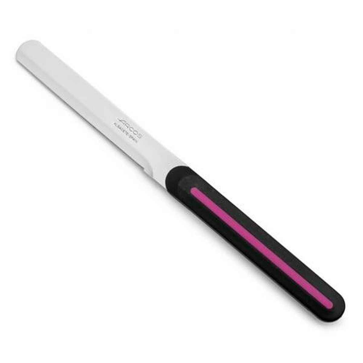 Dessert knife Arcos Black Fuchsia Stainless steel polypropylene