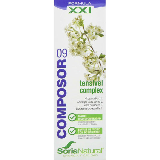 Food Supplement Soria Natural Composor 9 Tensivel Complex 50 ml Soria Natural