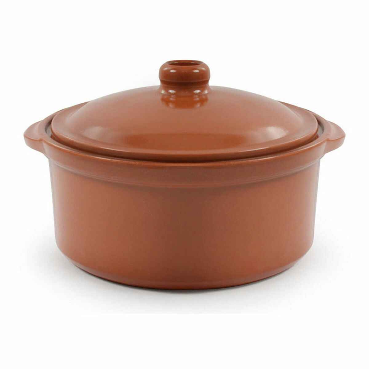 Saucepan Azofra Brown Baked clay (6 Units)