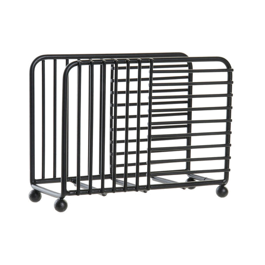 Napkin holder DKD Home Decor Grille Black Metal 15,5 x 6,5 x 11,5 cm