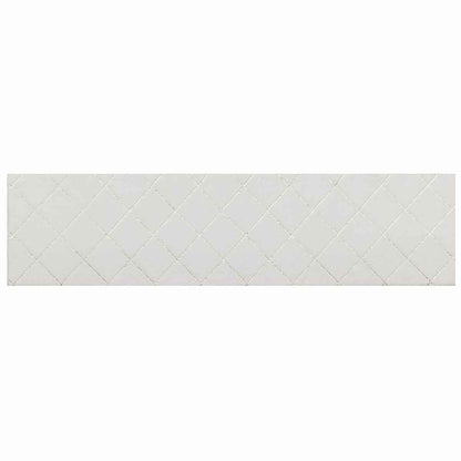 Carpet DKD Home Decor White Rhombus Modern (60 x 240 x 2,2 cm)