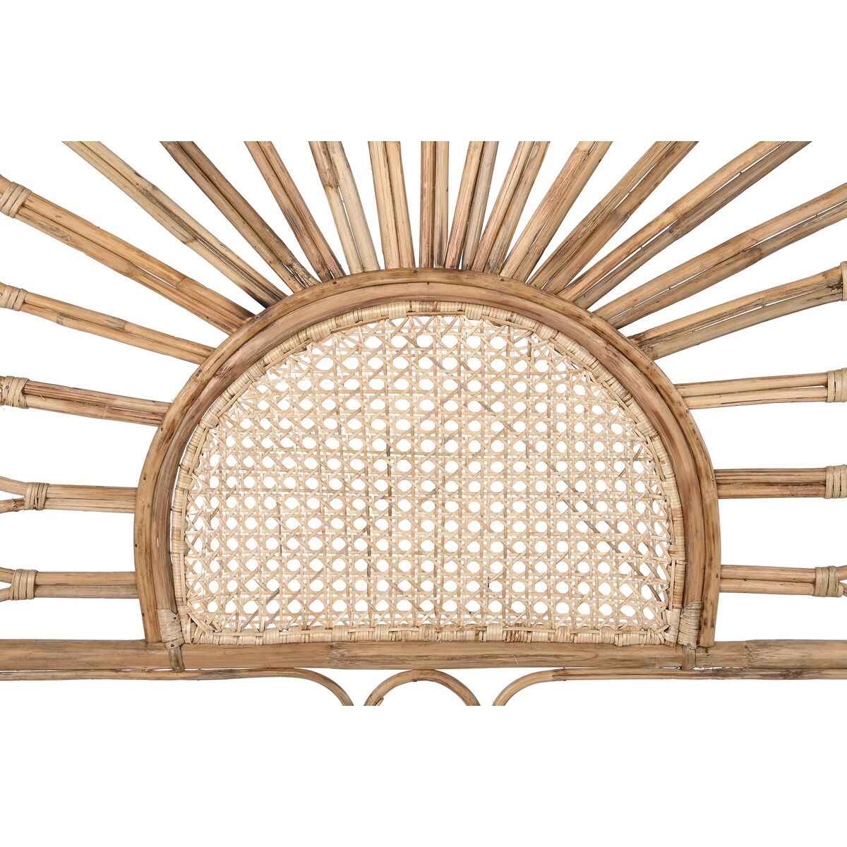 Headboard DKD Home Decor Natural Sunflower 100 x 4 x 90 cm 100 x 4 x 126 cm Bamboo