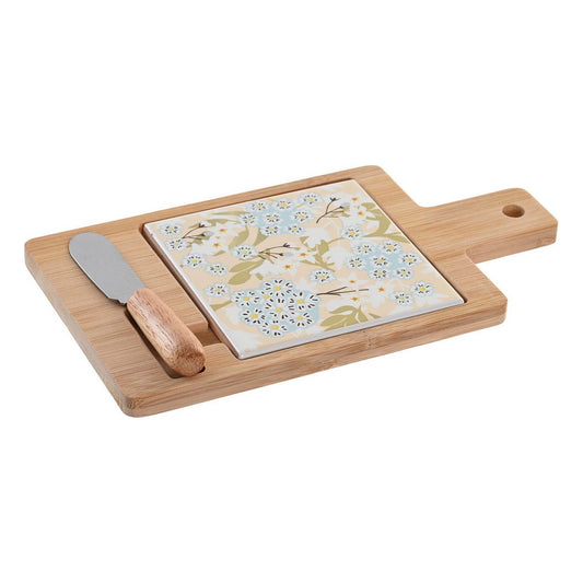 Snack tray DKD Home Decor 21,5 x 11,8 x 1,5 cm Stoneware